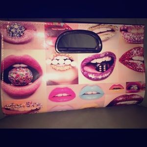 Lips Clutch purse